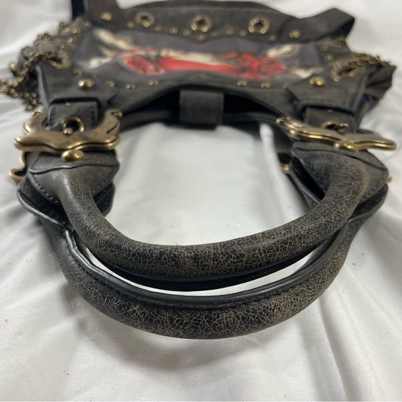 Vintage Isabella Fiore leather skull shoulder bag - Picture 5 of 12